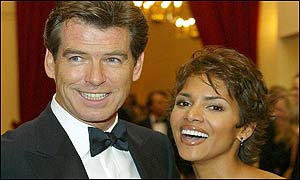 Pierce Brosnan and Halle Berry 