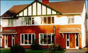 A semi detached house