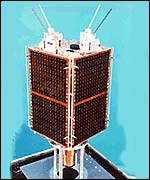 An image of a micro-satellite