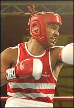 David Haye in action