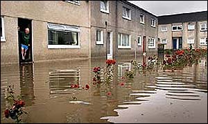 Flooding in Glasgow