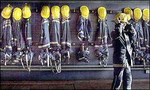 Fire crew in Scotland