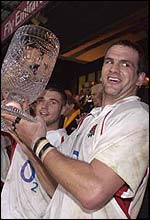 Defeating Australia was sweet - but Jonny couldn't lift the trophy