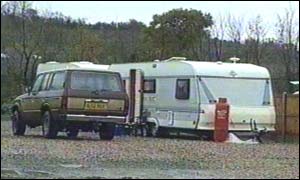 Traveller caravan in Essex 