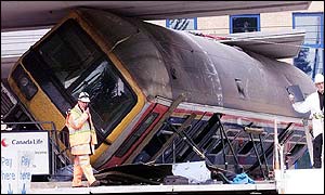 Seven died in the rail crash last May