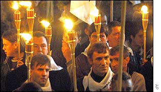 Miners take part in the Katowice protest