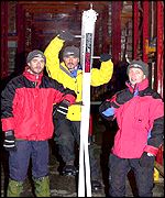 Entrepreneur Mark Harris, former Commando Tony Martin and Richard Dunwoody