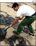 Clearing the beaches