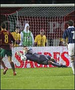 Celtic keeper Rab Douglas