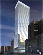 Artist's rendering of 7 World Trade Center