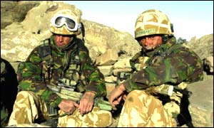 Marines on service in Afghanistan