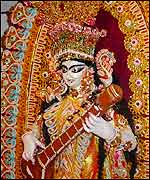 The goddess of Learning, Saraswati