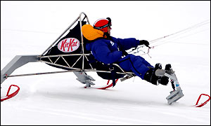 One of the kited buggies the men are using 