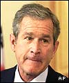 US President George W Bush