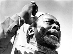 Jomo Kenyatta speaking in Nairobi, 1962