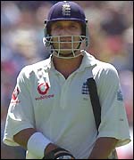 Mark Butcher on his way