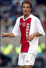 Ajax midfielder Rafael van der Vaart is being watched by some of Europe's leading clubs