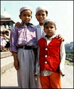 Young boys in Delhi