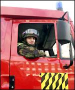 Soldier in a Red Goddess