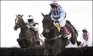Best Mate on his way to victory in the Cheltenham Gold Cup in March