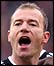 Newcastle's Alan Shearer celebrates scoring his 100th Premiership goal for the Magpies