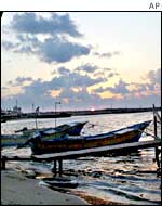 Palestinian fishing boats 