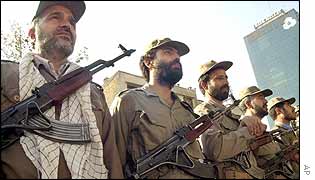 Iranian Islamic militiamen