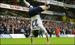 Spurs striker Robbie Keane