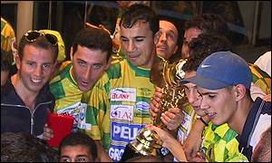 JSK celebrate their win