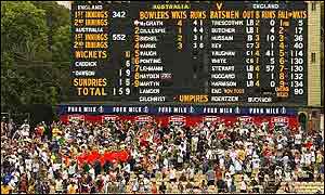 Australian supporters celebrate victory