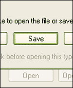 Save button
