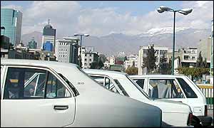 Street scene in Tehran