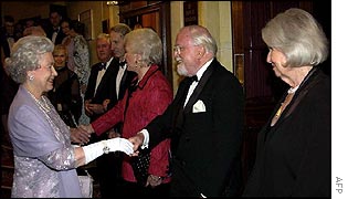 The Queen meets Lord and Lady Attenborough