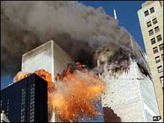 Twin towers of the World Trade Center