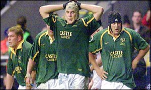 South Africa came off the rails badly at Twickenham