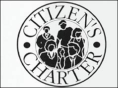 Photo of the new Citizen's Charter logo