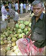Market in Indian village