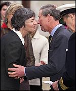 Prince Charles with Carol Hughes