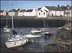 View of harbour at Whithorn