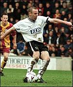 Derby midfielder Craig Burley