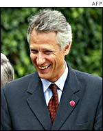 French Foreign Minister Dominique de Villepin 