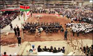 US Embassy bomb site