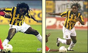 Vitesse's Ramahat Mustapha causes problems for Liverpool 