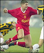 Liverpool's Steve Gerrard