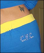 Katie Walker's designs being modelled at the launch