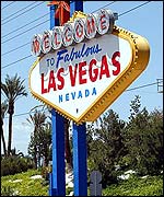 Las Vegas welcome sign