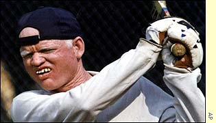 Sunhil Gaur of the Indian Blind Cricket Team