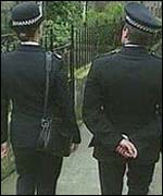 Patrolling police officers generic