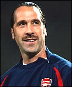 Arsenal goalkeeper David Seaman