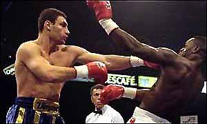 Vitali Klitschko hammering Herbie Hide